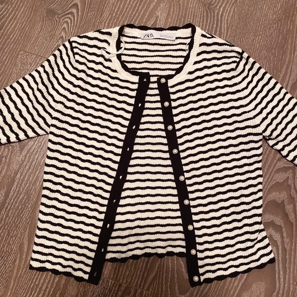 ZARA striped cardigan - Picture 2 of 6